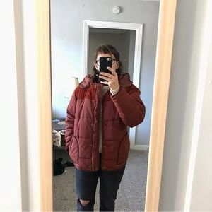 Scotch&Soda {free people} rust coat. Very warm, great condition. Puffer coat